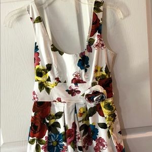 Speechless Floral Dress with accent Rose & Belt s3